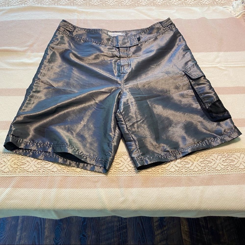 Surfwaves Metallic Surf Short, Size 38